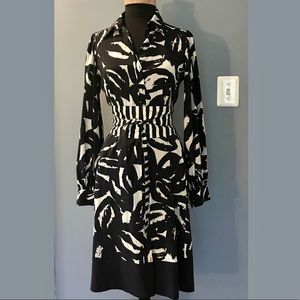 Silk DKNY shirt dress